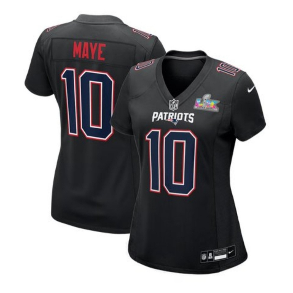 NIKE Drake Maye New England Patriots Super Bowl LX Jersey - Size XXL
